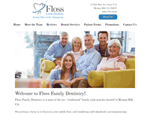 Tablet Screenshot of flossfamilydentistry.com